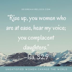 complacent women, holy spirit mother